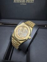 2024 Audemars Piguet Royal Oak Jumbo Extra-Thin Openworked 16204BA - Image 4